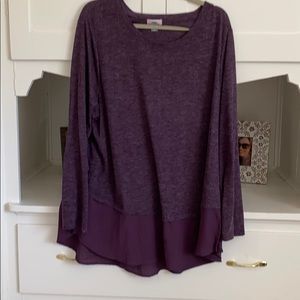 Purple blouse